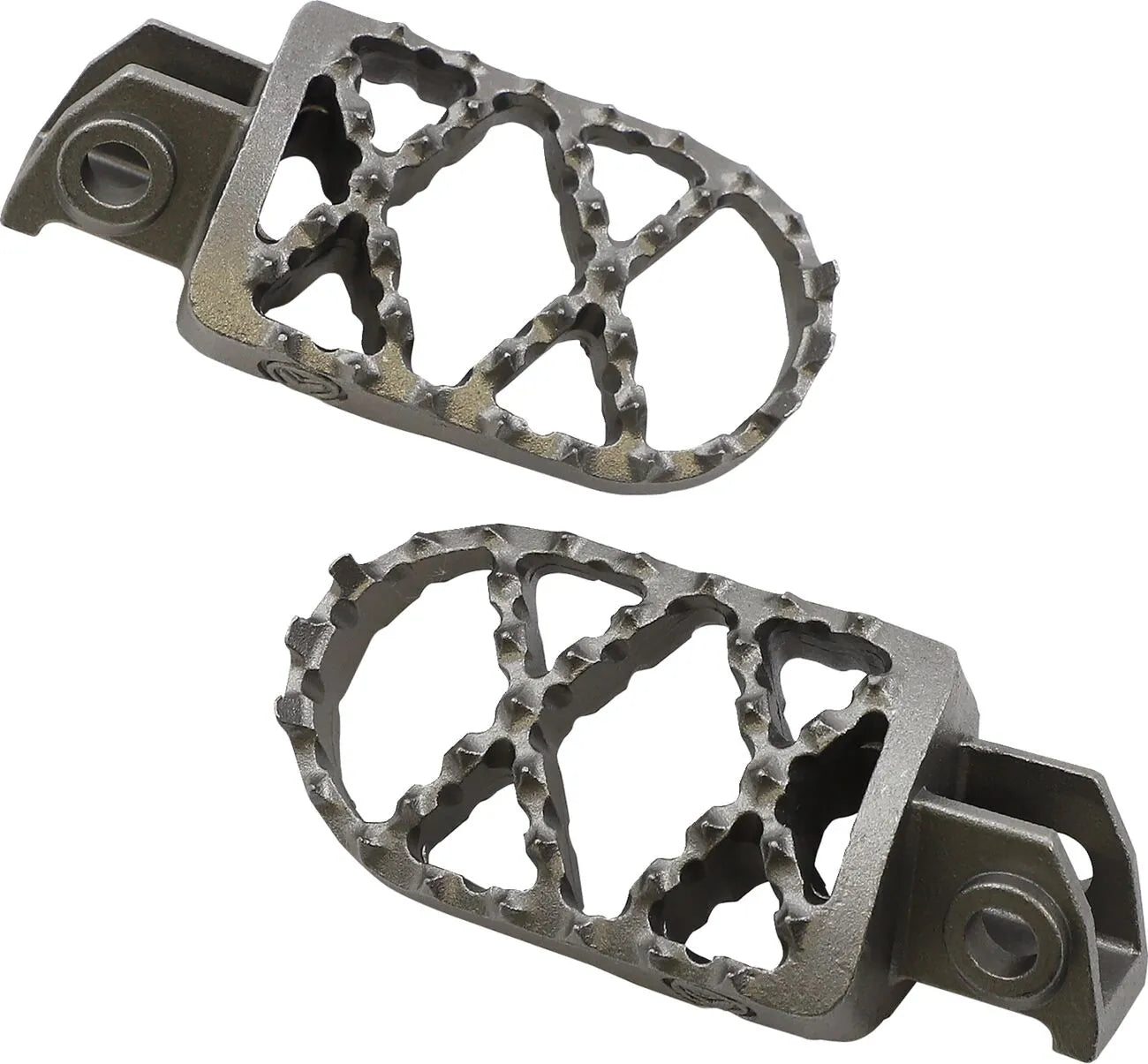 Moose Offroad Pro Foot Pegs - Stainless Steel