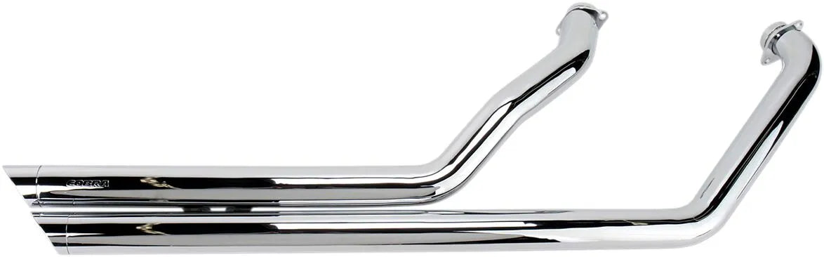 Cobra Streetrod Slashdown Exhaust System - Chrome 2-into-2