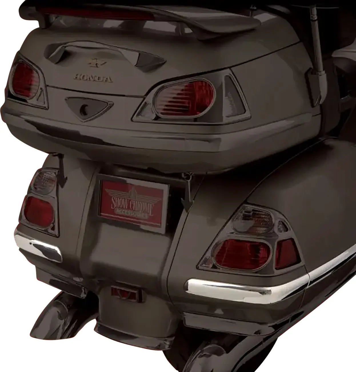 Show Chrome Saddlebag Molding - Chrome Abs Inserts