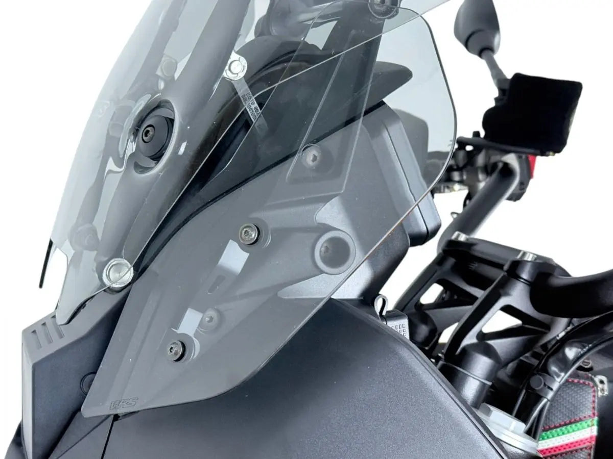 Wrs Side Deflectors Moto Guzzi Stelvio - Smoke