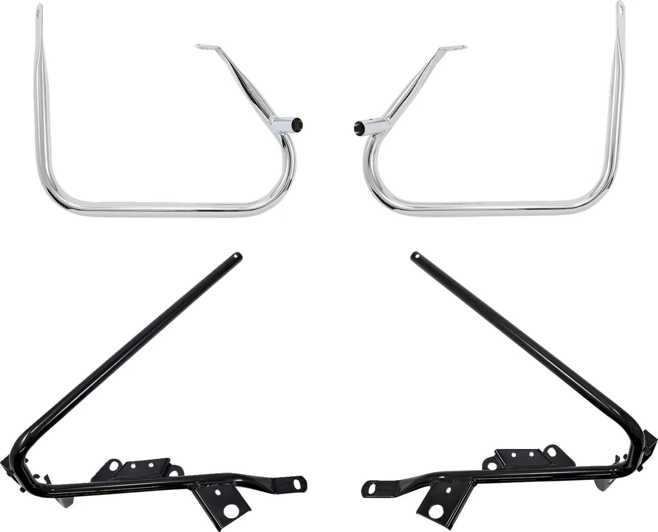 Drag Specialties Saddlebag Supports - Chrome