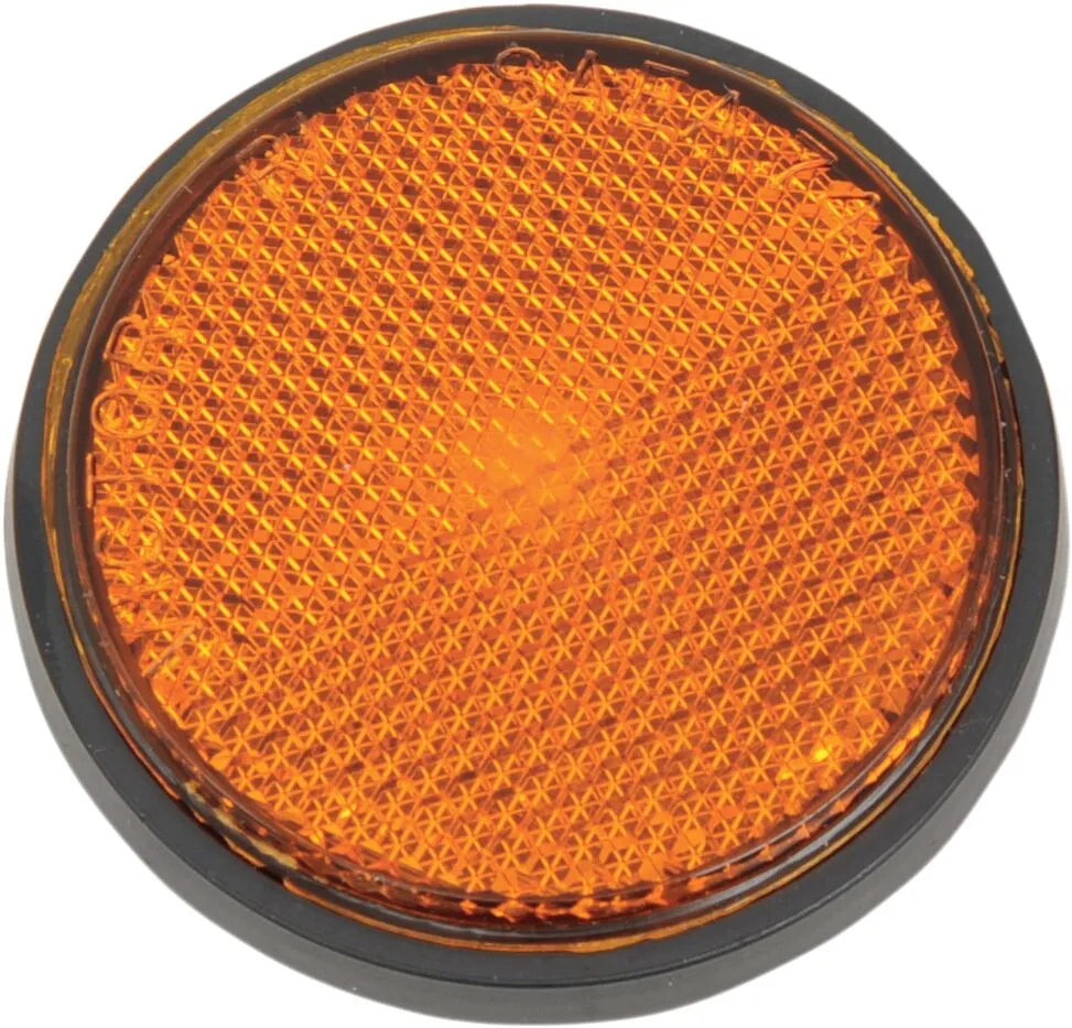 Chris Products Round Amber Reflector 2-1/2"
