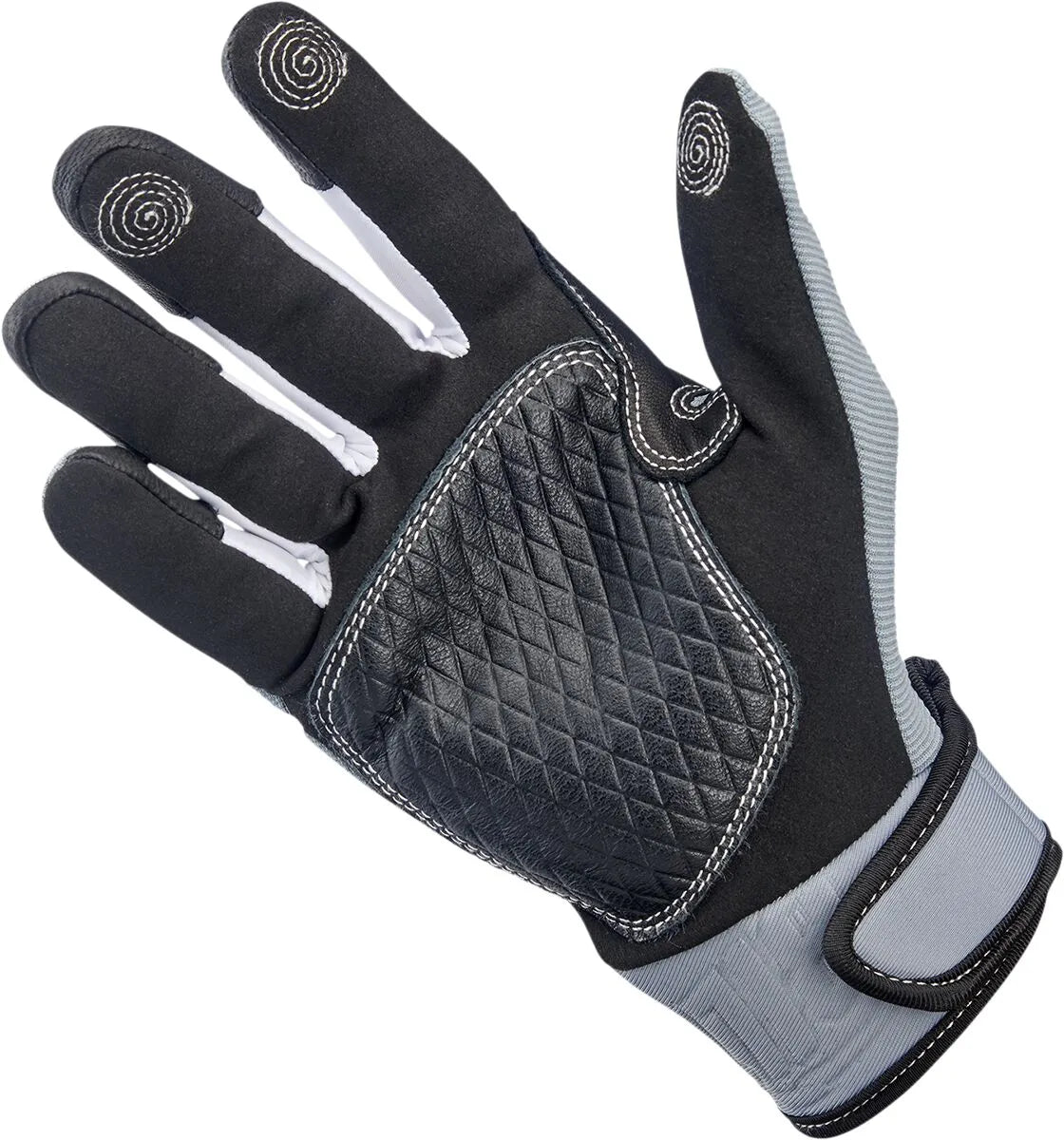 Biltwell Baja Gloves Motocross Inspired - Black/Gray
