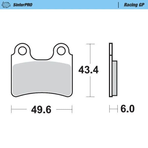 Moto-master Racing Gp Sinterpro Offroad Brake Pads