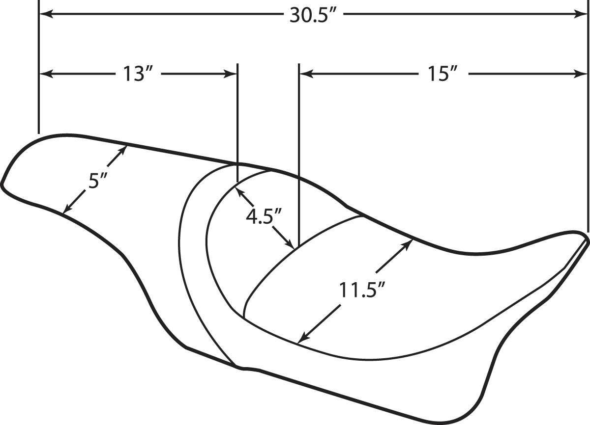 Drag Specialties Predator Seat