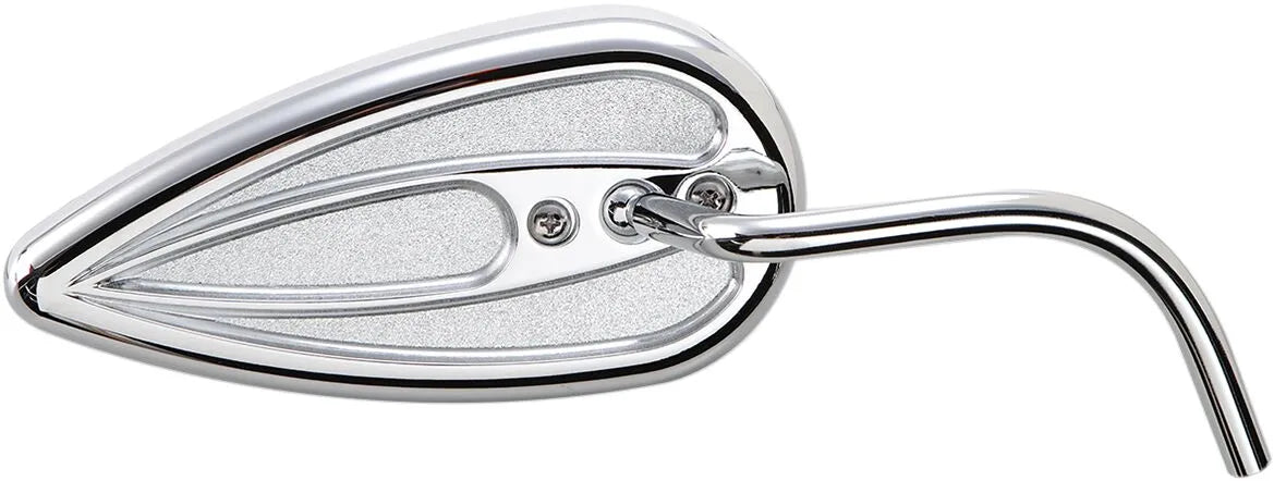 Arlen Ness Teardrop Mirror With Steel Stem