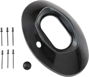 Akrapovic V-ec17 Muffler End Cap - Carbon Fiber