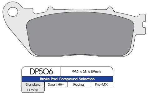 Dp Brakes Standard sintret metalbremseklodser
