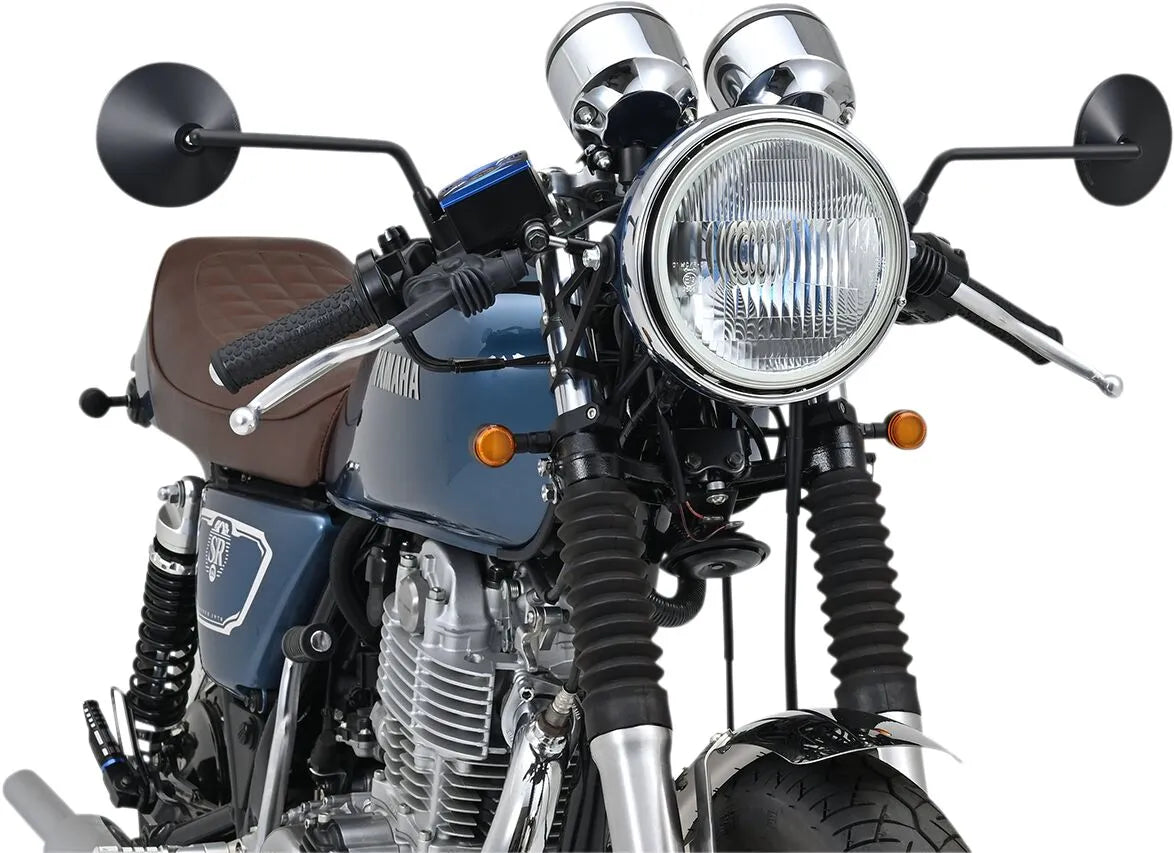 Daytona Steel Abs Mirror - Black, Ece-approved