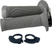 Domino D100 D-lock Grips - 7/8" Gray