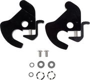 Drag Specialties Detachable Latch Kit - Satin Black
