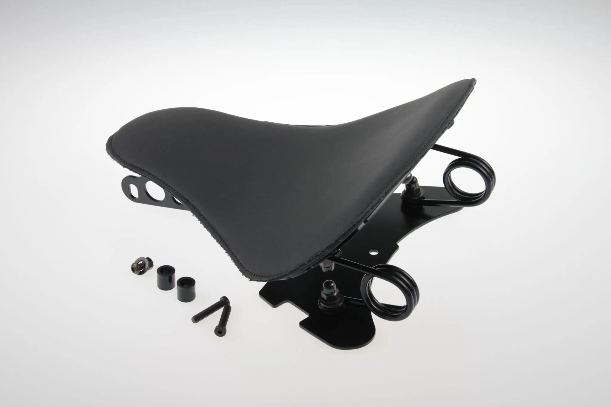 Cult Werk Swing Saddle Old School - Black Leather Solo Seat
