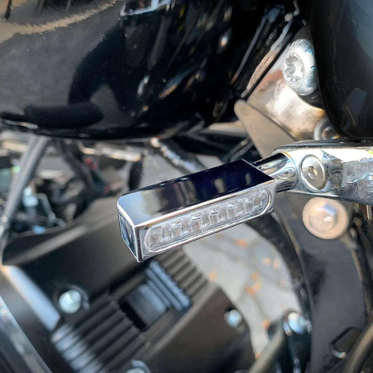Heinz Bikes Led Turn Signal - Chrome