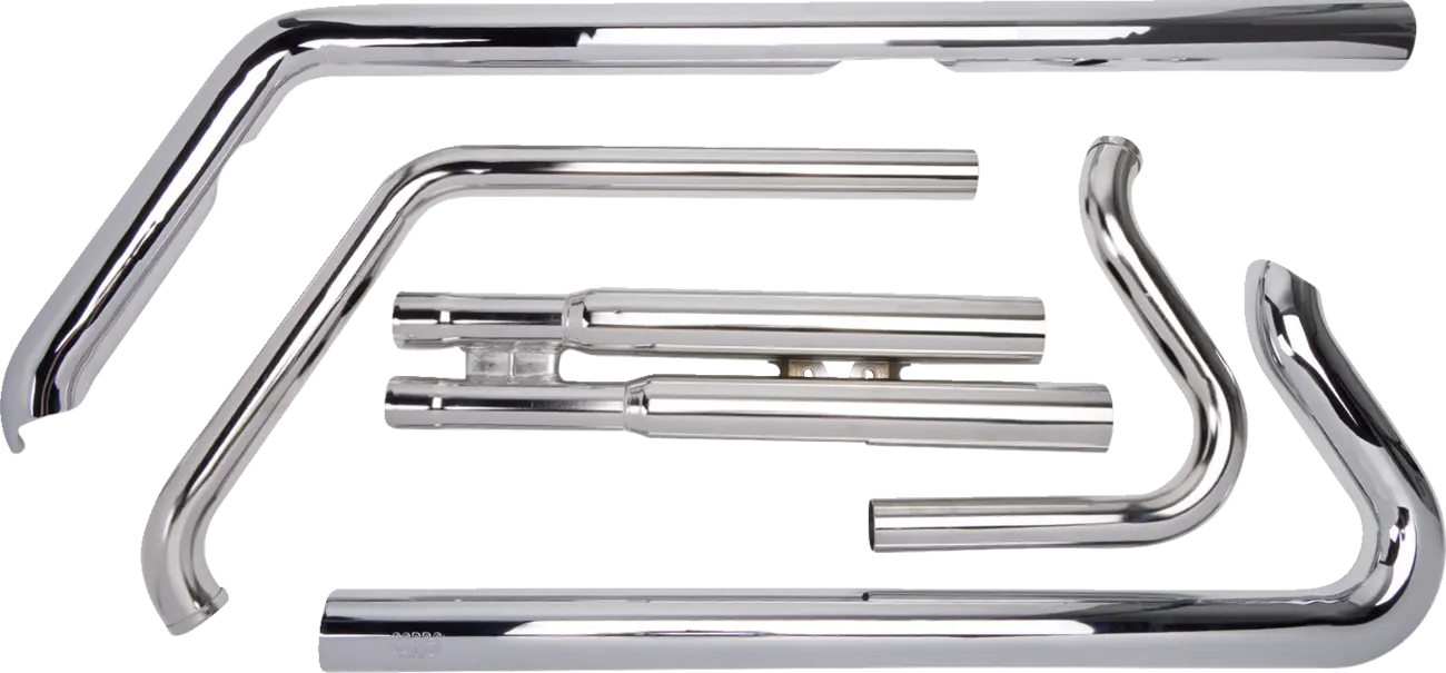 Cobra Speedster Slashdown Exhaust System - Chrome 2-into-2