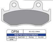 Dp Brakes Standard Sintered Metal Brake Pads