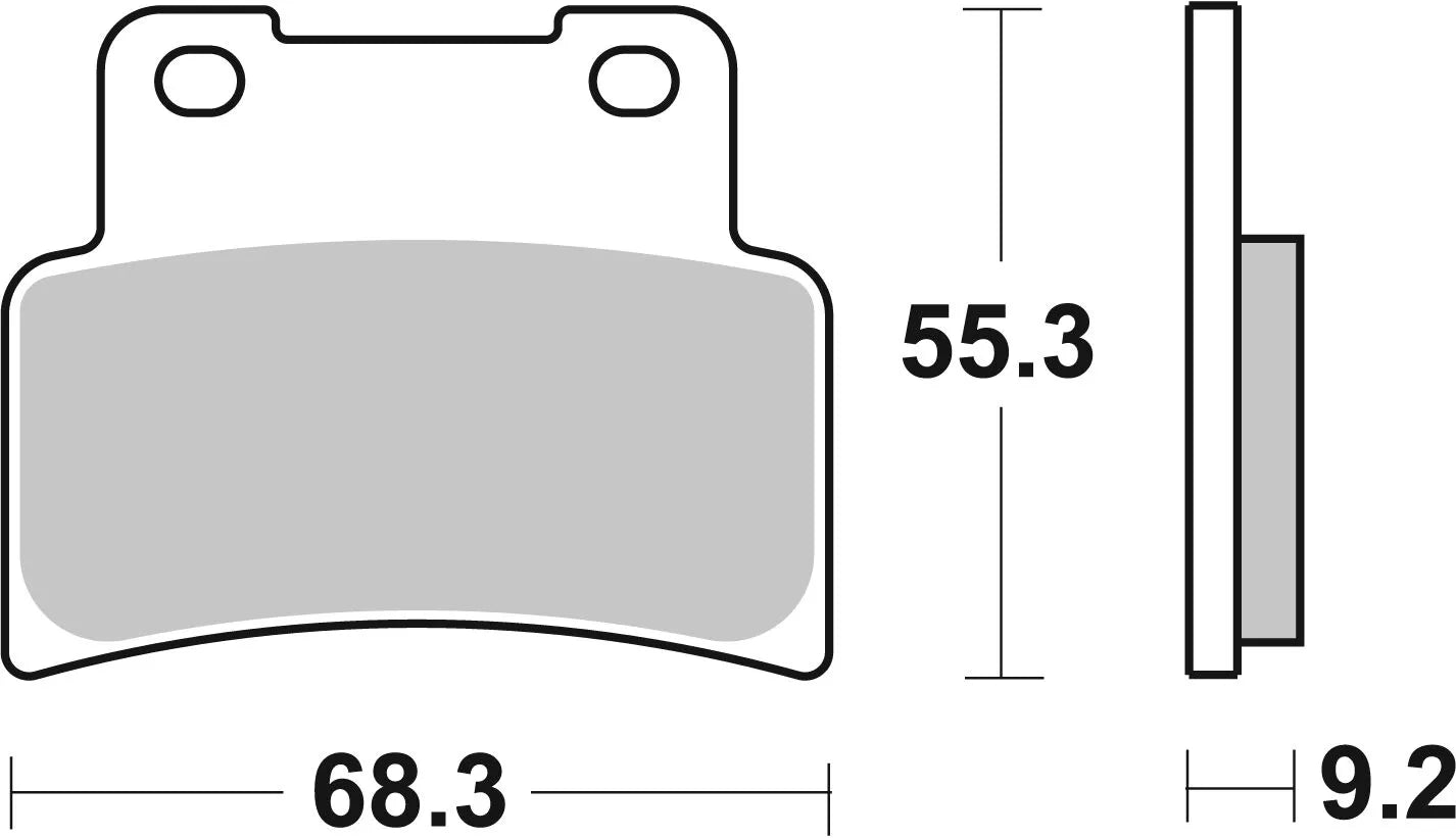Sbs Ms Scooter Maxi Sintered Brake Pads