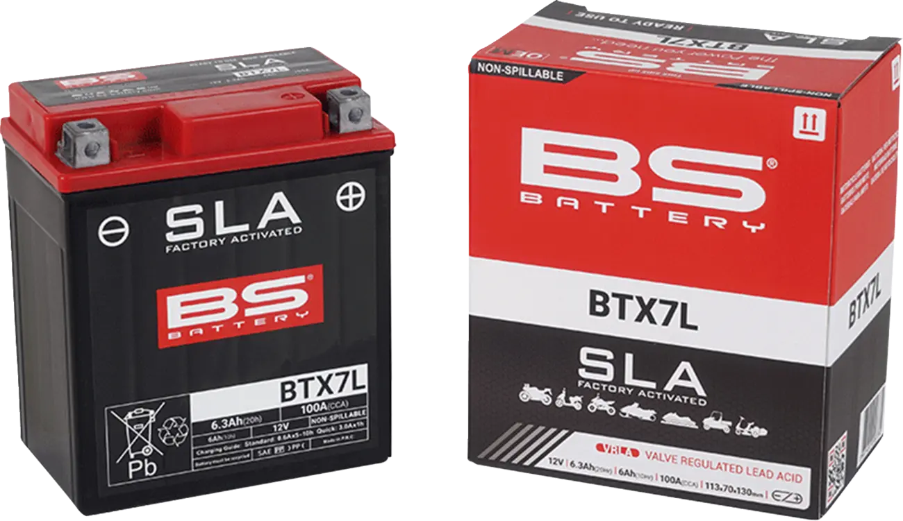 Bs Battery Agm 12v 6ah Motorcycle Battery