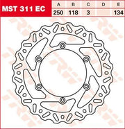 Trw Ec Cross Design Brake Rotor