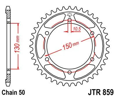 Jt Sprockets Steel Rear Sprocket 530 38t