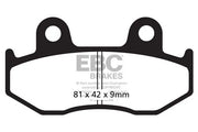 Ebc Sfac Carbon Series Scooter Brake Pads