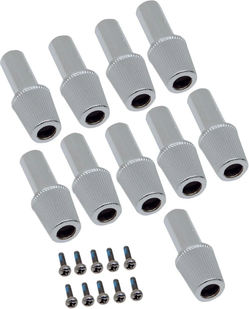 Drag Specialties Speedometer Reset Knobs - Chrome