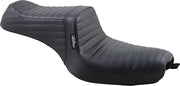Le Pera Tailwhip Seat - Black Pleated 2-up