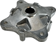 Moose Offroad Wheel Hub - Rear, Polished Aluminum