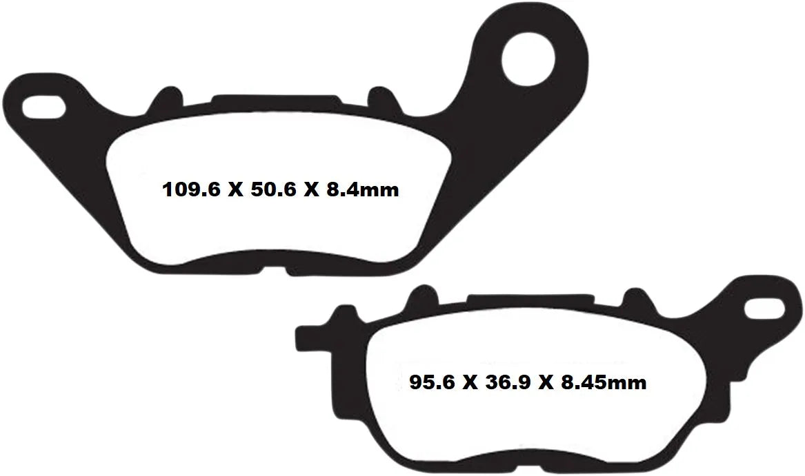 Ebc Sfa Series Organic Scooter Brake Pads
