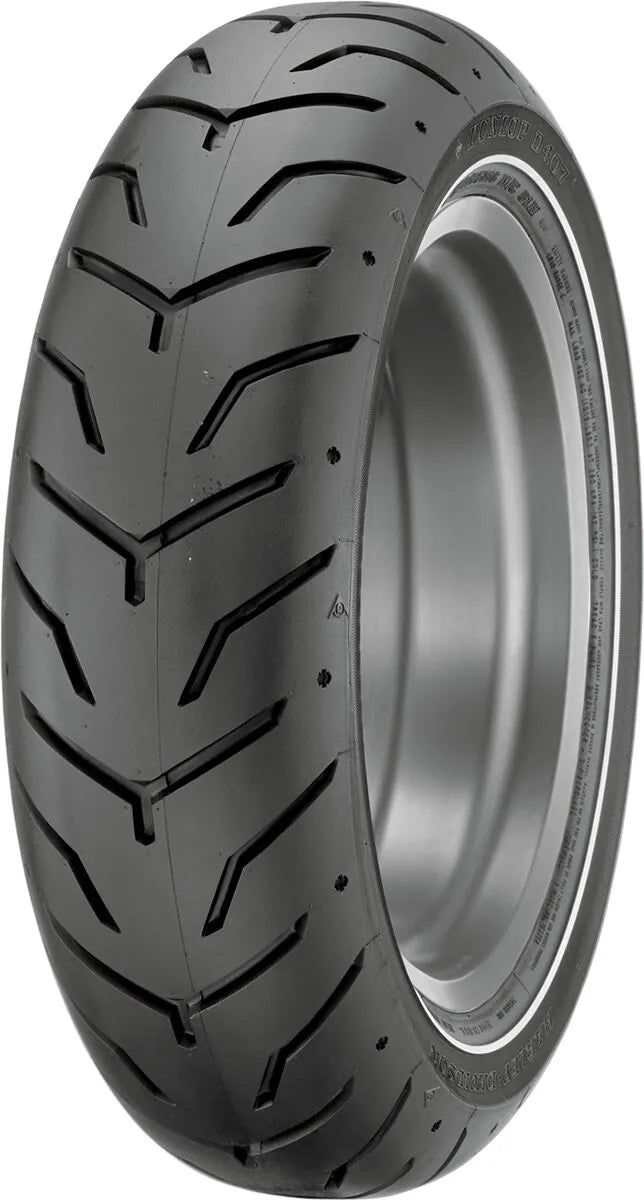 Dunlop D407 Tire 200/55r17 Rear Blackwall Tubeless