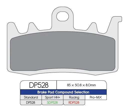 Dp Brakes Standard Sintered Metal Brake Pads - Pair
