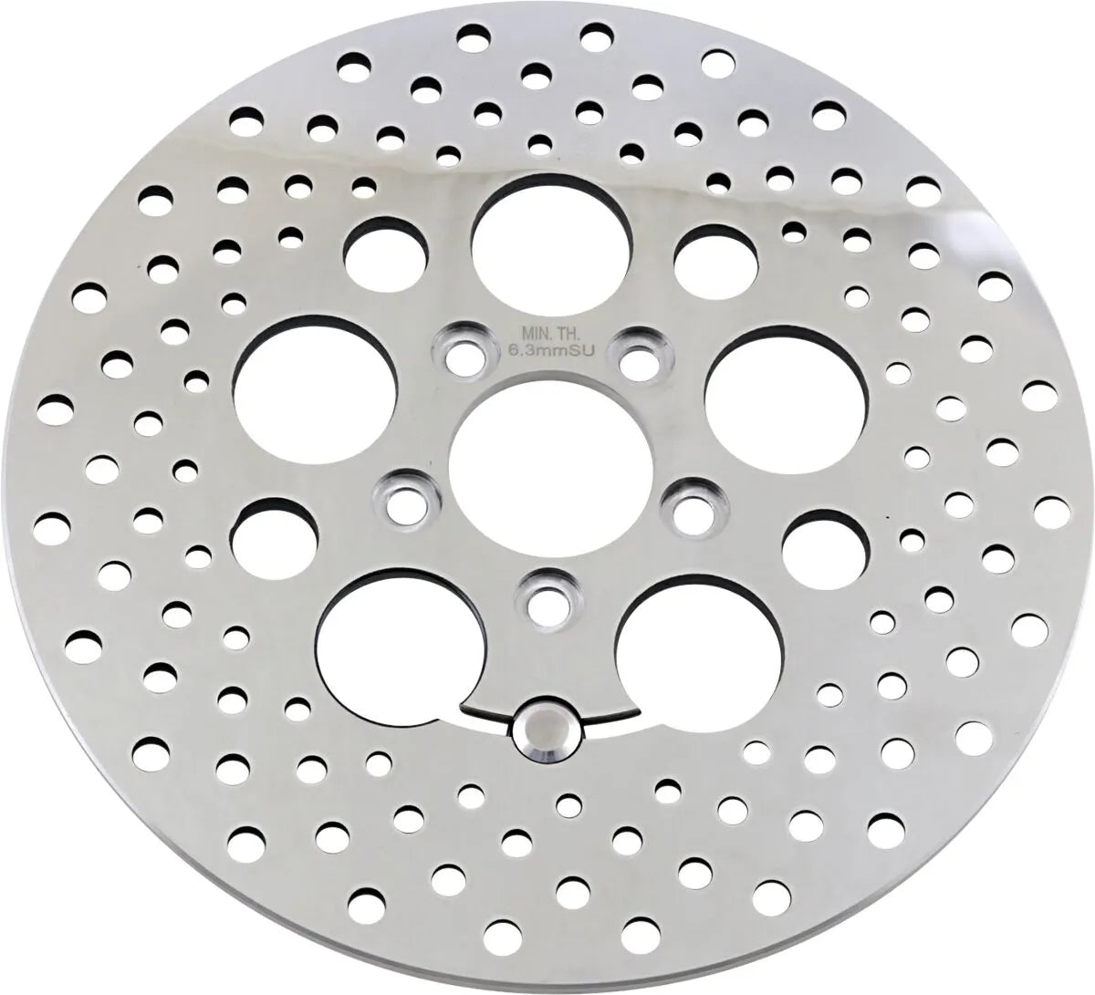 Drag Specialties Polished Brake Rotor For Oem Calipers