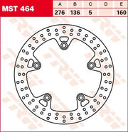 Trw Round Fixed Brake Rotor 250-299mm