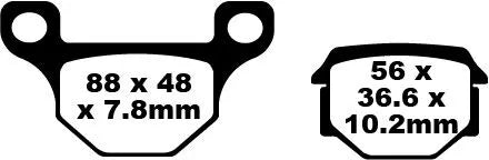 Ebc Fa Series Organic Brake Pads