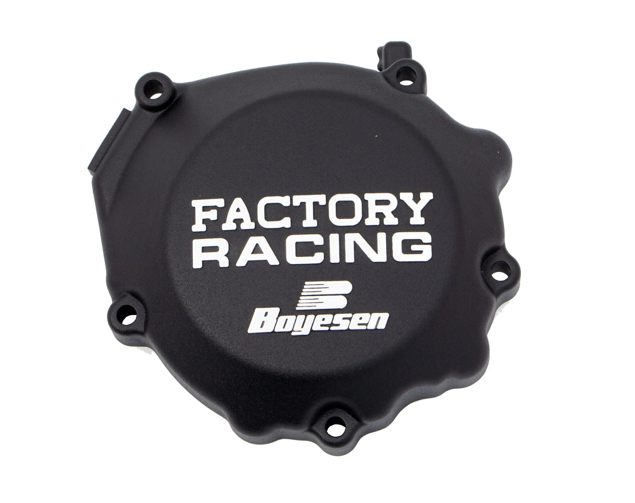 Boyesen Factory Ignition Cover - Black Anodized Aluminum