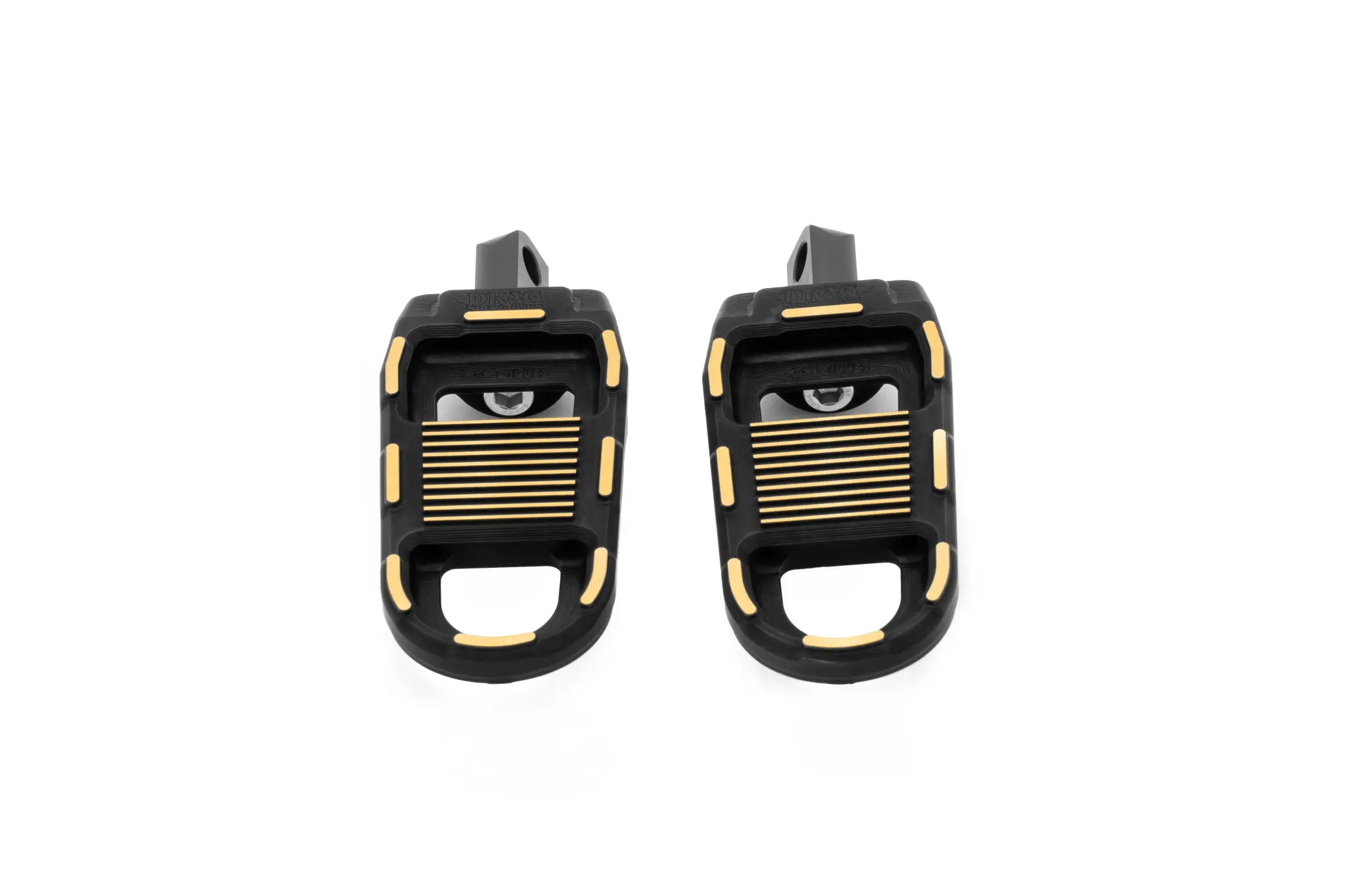 Drag Specialties Adjustable Footpegs - Black/gold
