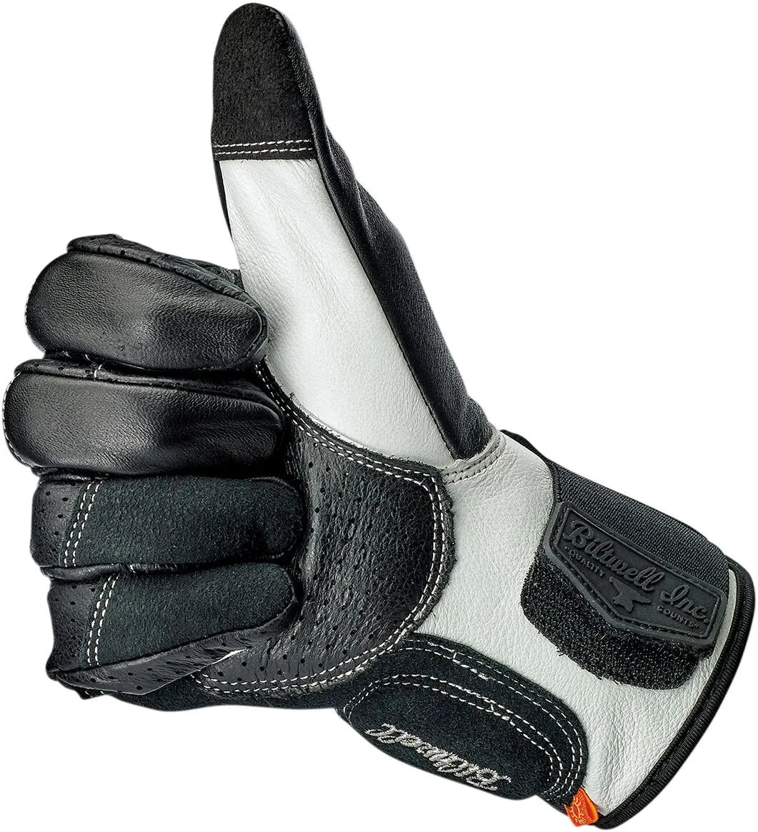 Biltwell Borrego Gloves - Black/Light Gray