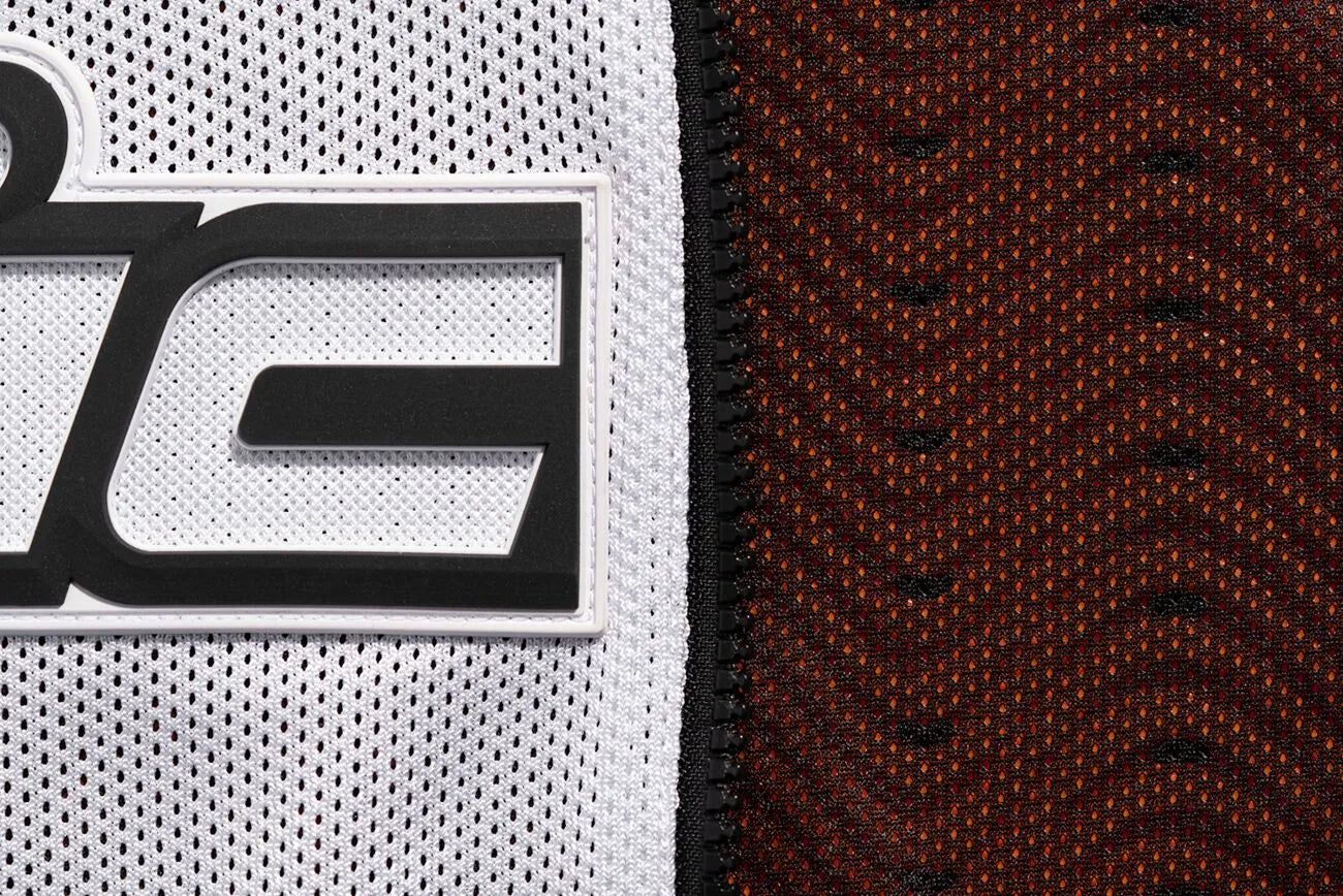 Icon Mesh Af™ Leather Jacket - Black/White