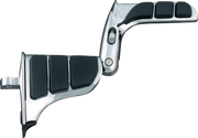 Kuryakyn Swingwing Pegs - Chrome/black Folding Footpegs