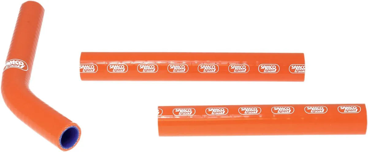 Samco Sport Radiator Hose Kit - Orange Silicone