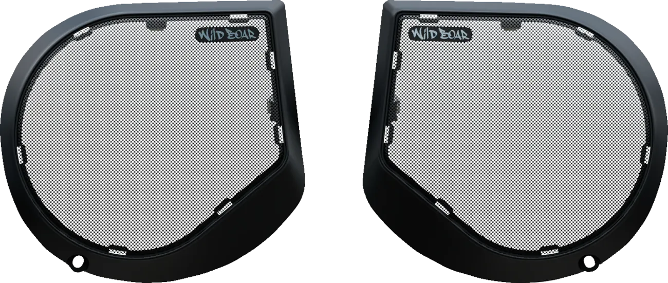 Hogtunes Speaker Grill - Black Gloss