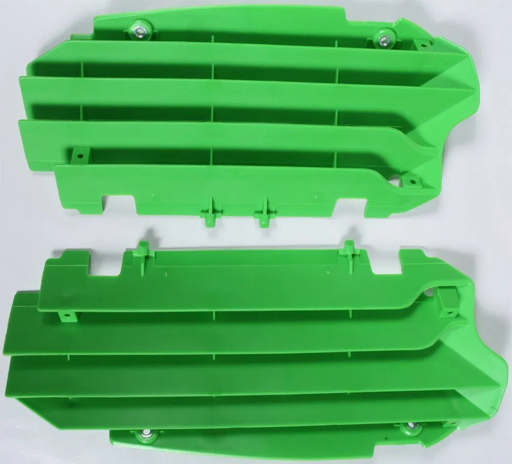 Polisport Radiator Guards For Kawasaki - Green