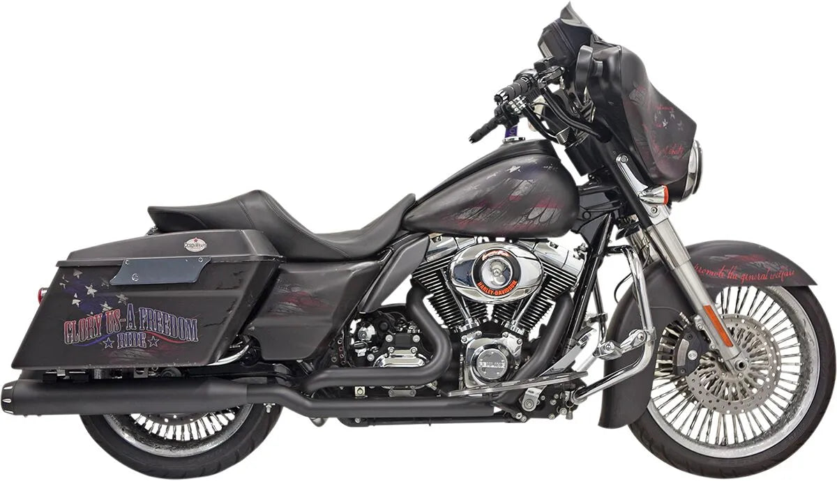 Bassani Xhaust True-dual Down Under System Black