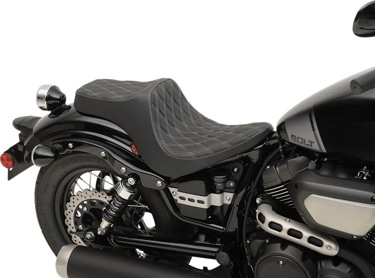 Z1r Predator Iii Seat - Black Vinyl Motorcycle Seat