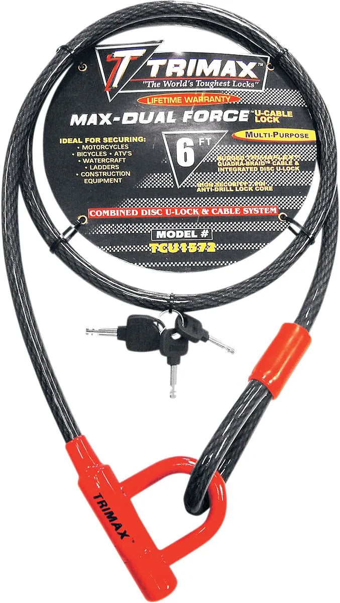 Trimax Trimaflex™ Cable Lock - 72" Steel Security