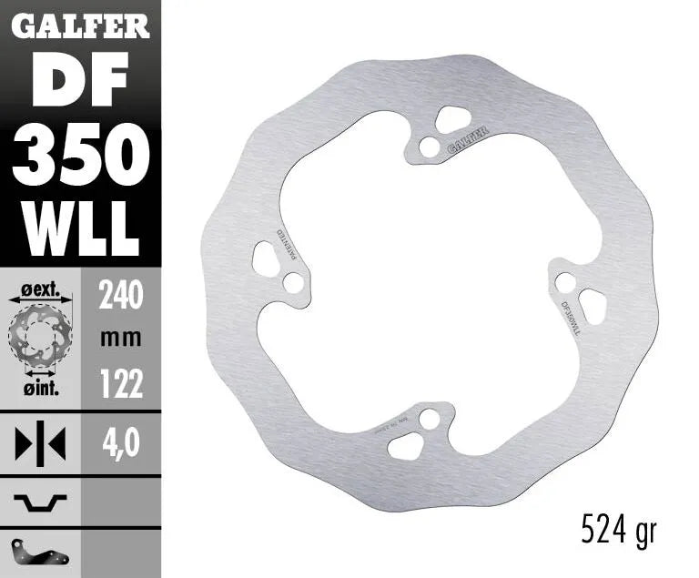 Galfer Wave Brake Rotor For Motorcycles