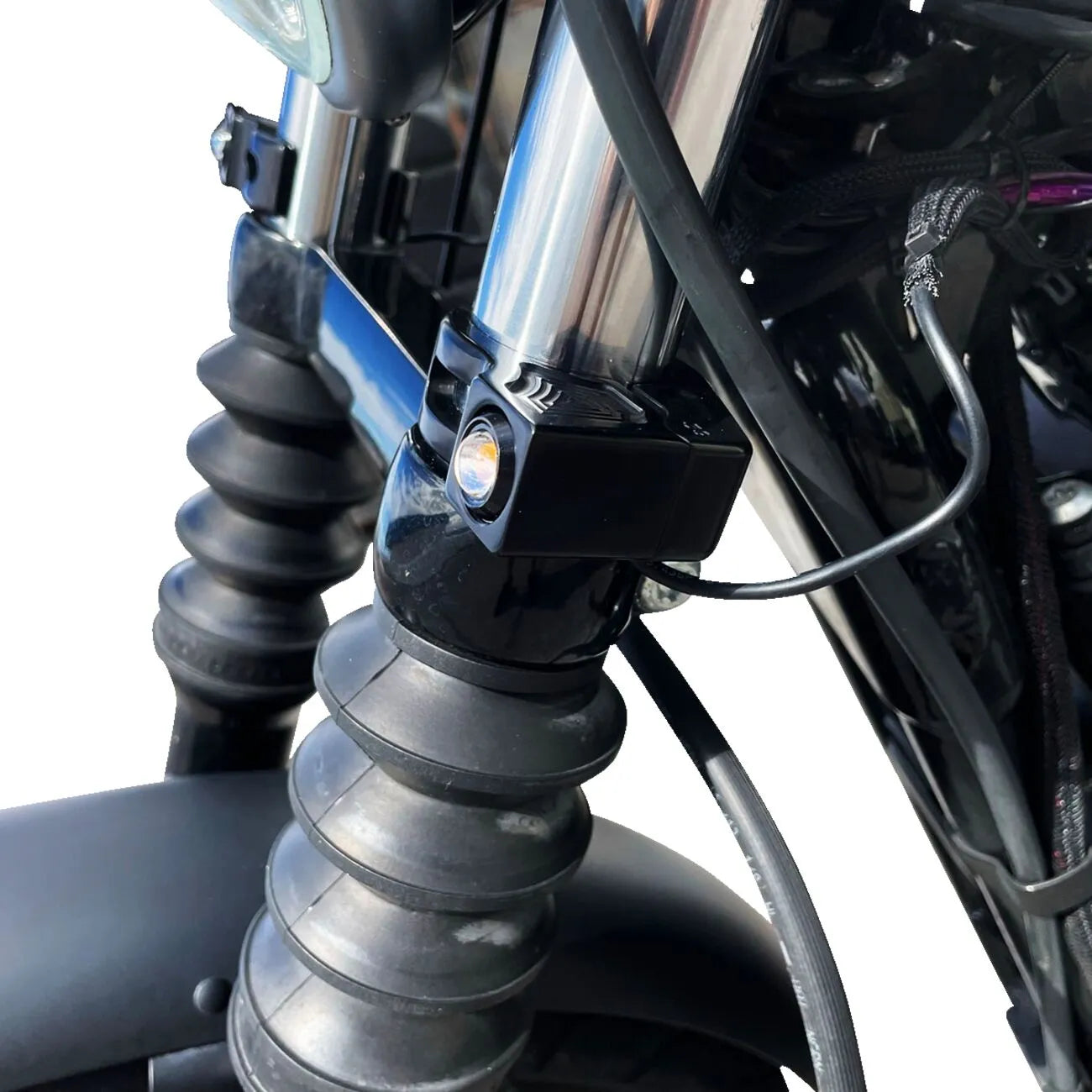 Joker Machine Fork Mount Turn Signals - 39mm