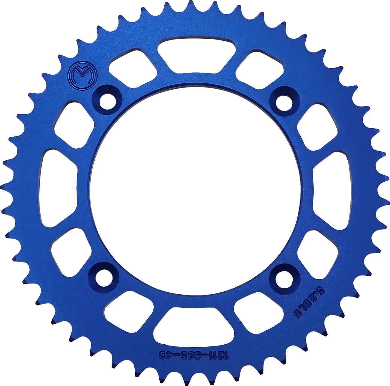 Moose Offroad Rear Aluminum Sprocket 49t Blue