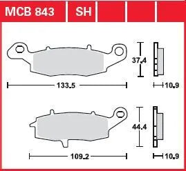 Trw All Round Sintered Metal Brake Pads
