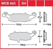 Trw Sh Series Sintered Rear Brake Pads