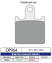 Dp Brakes Standard sintret metalbremseklodser